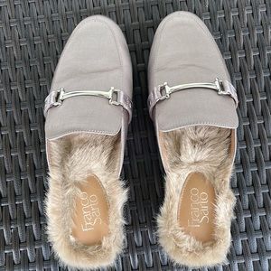 Franco Sarto Faux Fur Lined Flats